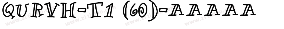 QURVH-T1 (60)字体转换